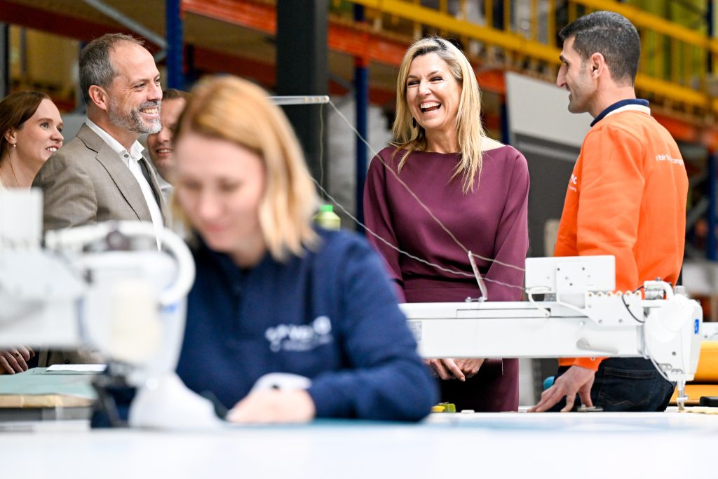 Koningin Maxima Bezoekt Vereniging Voor Circulaire Initiatieven