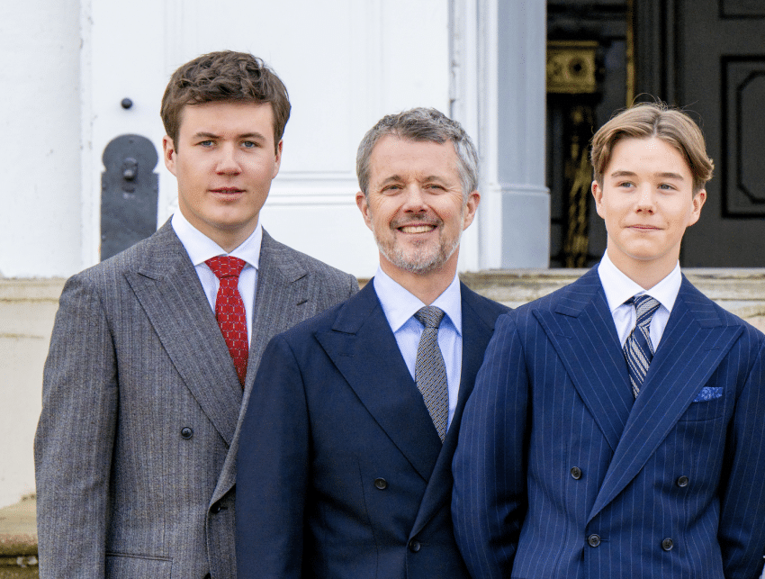 Koning Frederik, Prins Christian, Prins Vincent