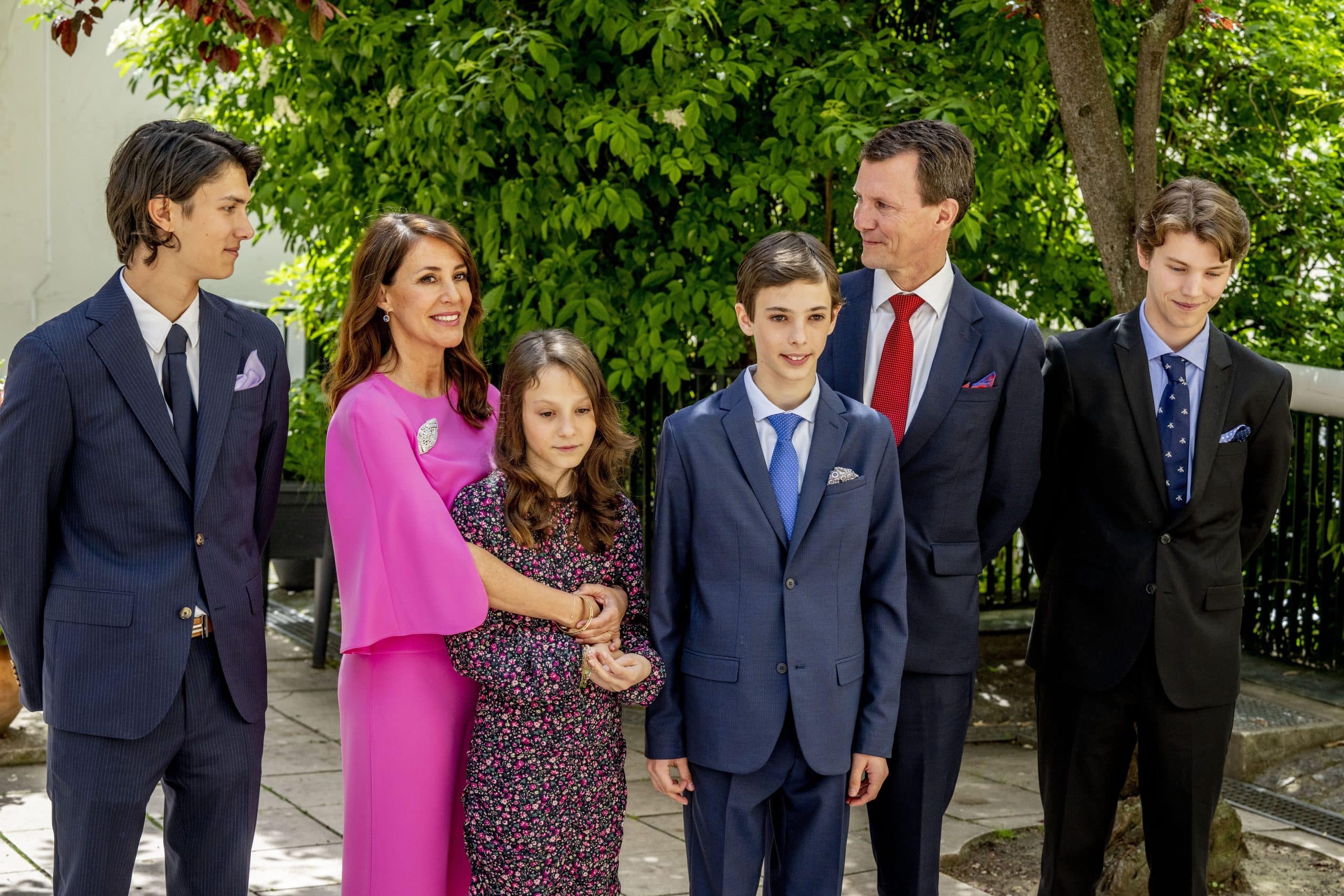 Gezin van Deense prins Joachim en prinses Marie