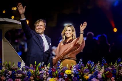 Koningspaar Bij Concert Op De Amstel