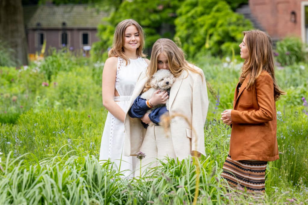 Dutch Royal Family Attends Summer Photo Session At Huis Ten Bosch Palace