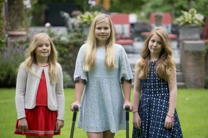 Prinses Amalia, prinses Alexia en prinses Ariane