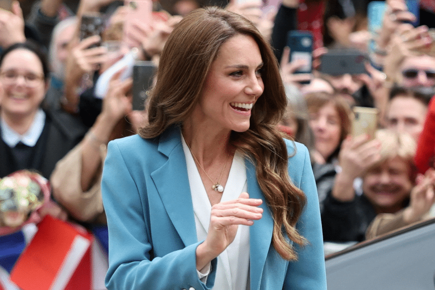Prinses Catherine Straalt Tijdens Eerste Buitenlandse Reis Getty Images