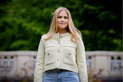 Prinses Amalia tijdens de zomerfotosessie 2026