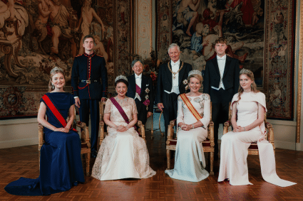 Belgische Koninklijke Familie En Japanse Keizerspaar Anp