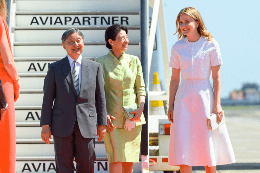 Keizer Naruhito, Keizerin Masako En Prinses Elisabeth Getty Images