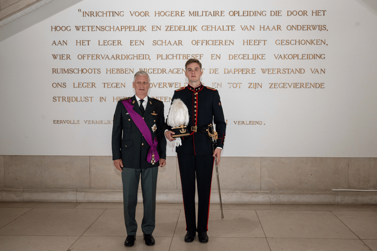 Koning Felip En Prins Gabriël Van België Anp