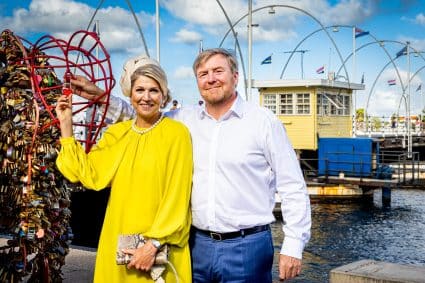 Koning Willem-Alexander en koningin Máxima in Curaçao (Curacao) Getty Images