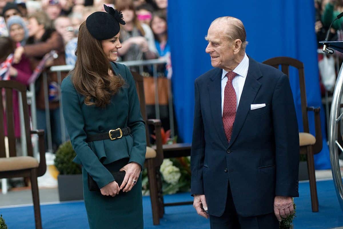 Aan deze regel van prins Philip houdt prinses Catherine zich nog steeds
