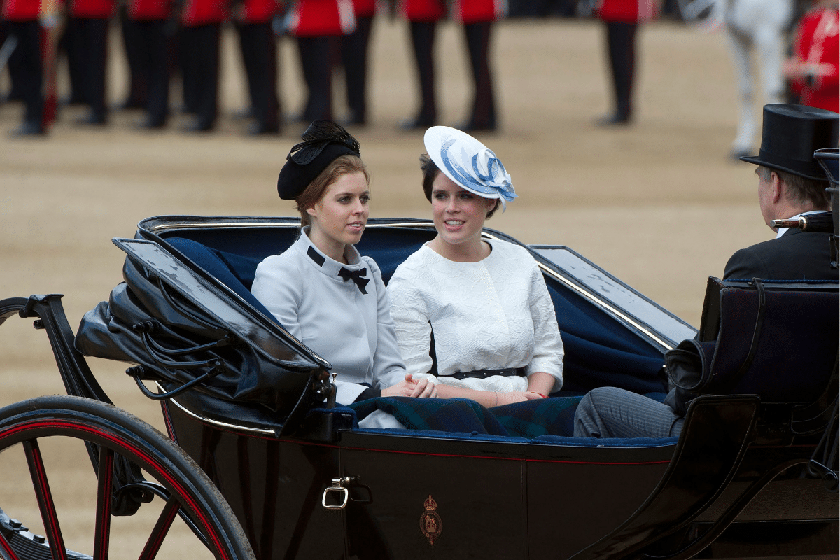 Prinses Beatrice en prinses Eugenie Getty Images