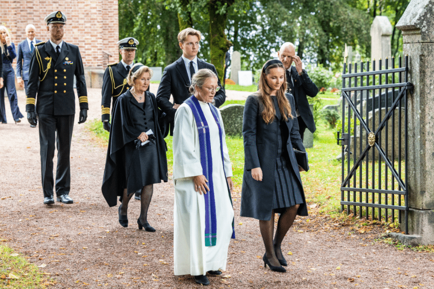 Prinses Ingrid Alexandra, koningin Sonja en prins Sverre Magnus Getty Images