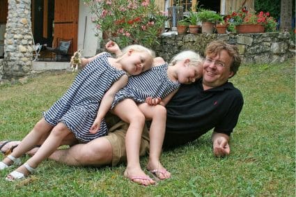 Prins Friso met zijn dochters Zaria en Luana - Getty Images