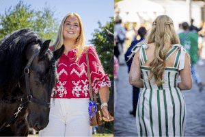 Prinses Amalia toont litteken - ANP
