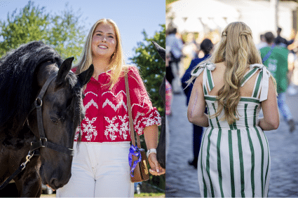 Prinses Amalia toont litteken - ANP