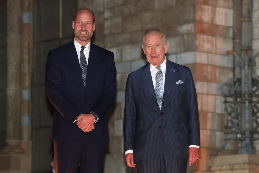 Prins William en koning Charles Getty Images