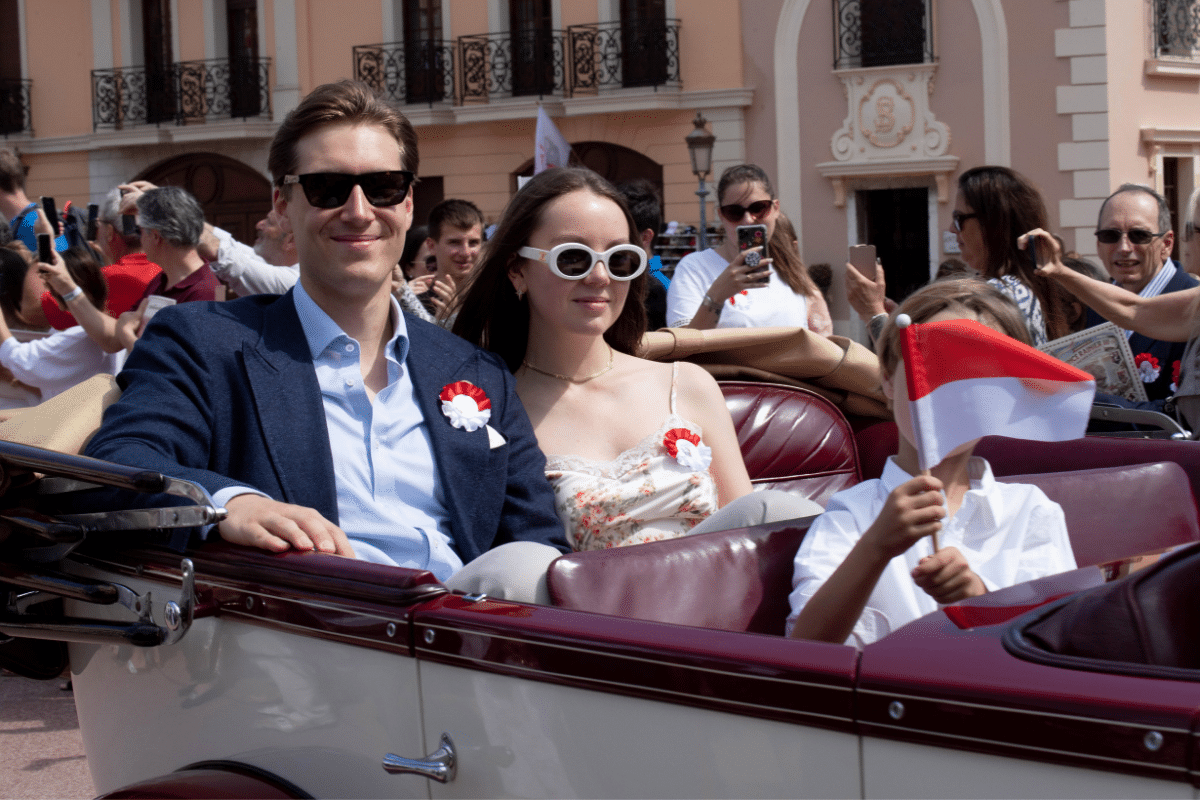 Ben-Sylvester Strautmann en prinses Alexandra von Hannover Getty Images