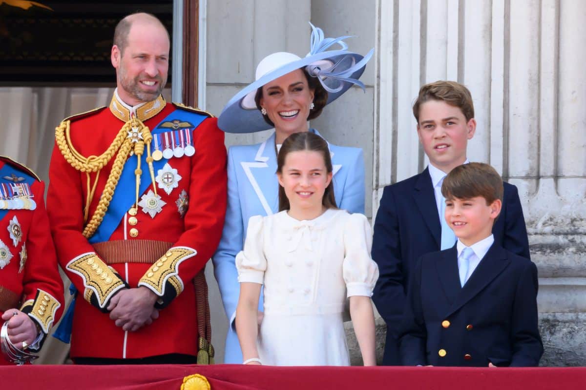 William, Kate, Charlotte, George, Louis Getty