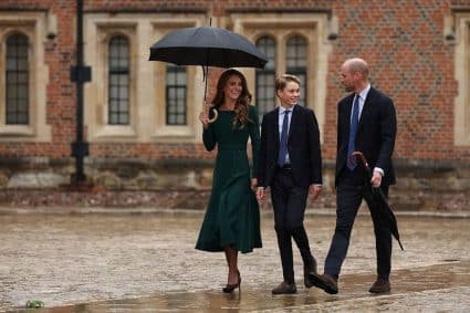Prins George en zijn ouders - Getty Images