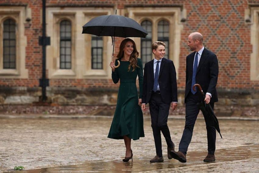 Prins George en zijn ouders - Getty Images