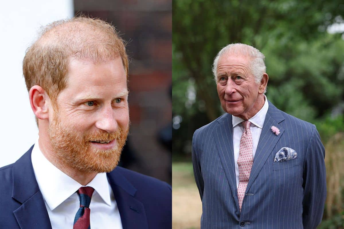 Prins Harry en koning Charles - Getty Images