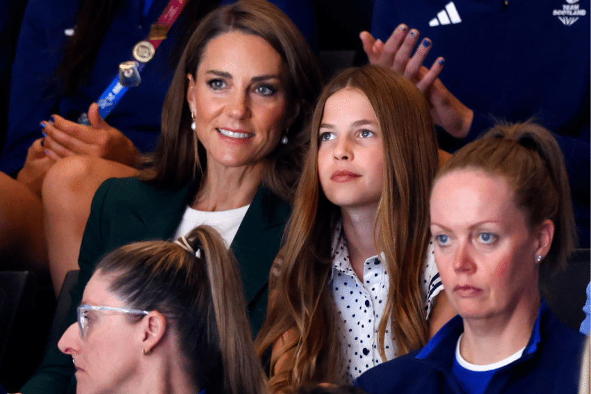Prinses Catherine en prinses Charlotte Getty Images