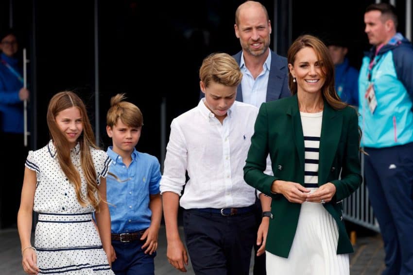 Kate Middleton Charlotte George Louis William Getty Images