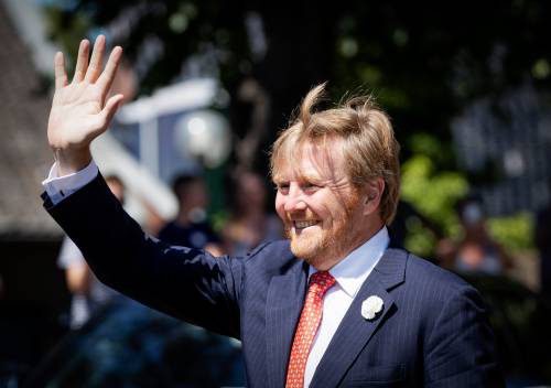 Netherlands King Visits Village In Context Of Corona Crisis
