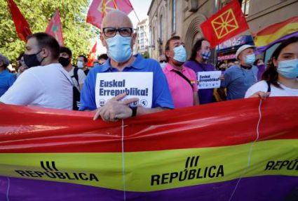 Spain Monarchy Protest