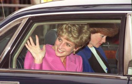 France Diana Waving prinses diana amerika