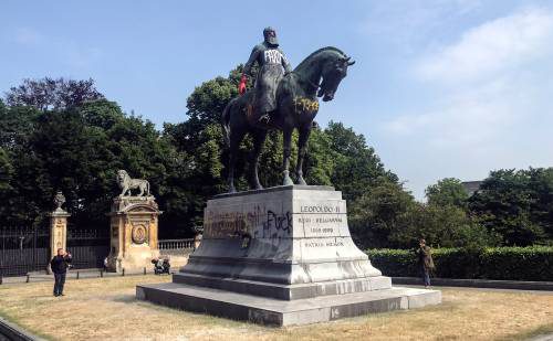 Belgium Statue Of Leopold Ii