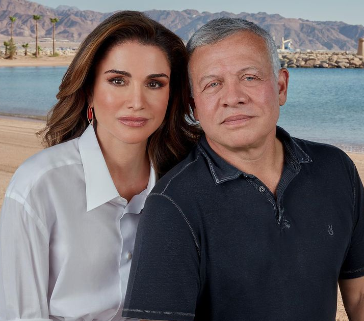 Rania En Abdullah Van Jordanië Screenshot Van Instagram