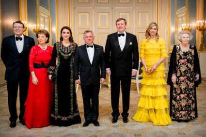 Jordaans Koningspaar Op Bezoek In Nederland 2018 Anp Gele Jurk Máxima