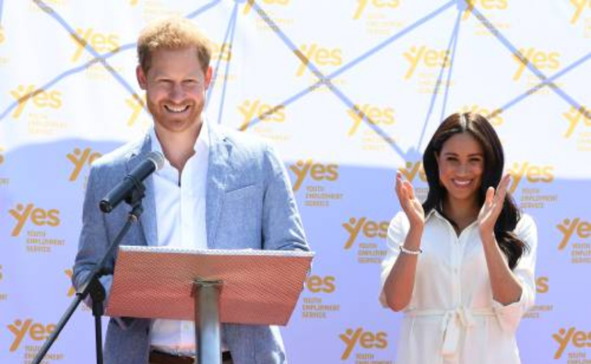 Prins Harry Meghan Markle jongleren