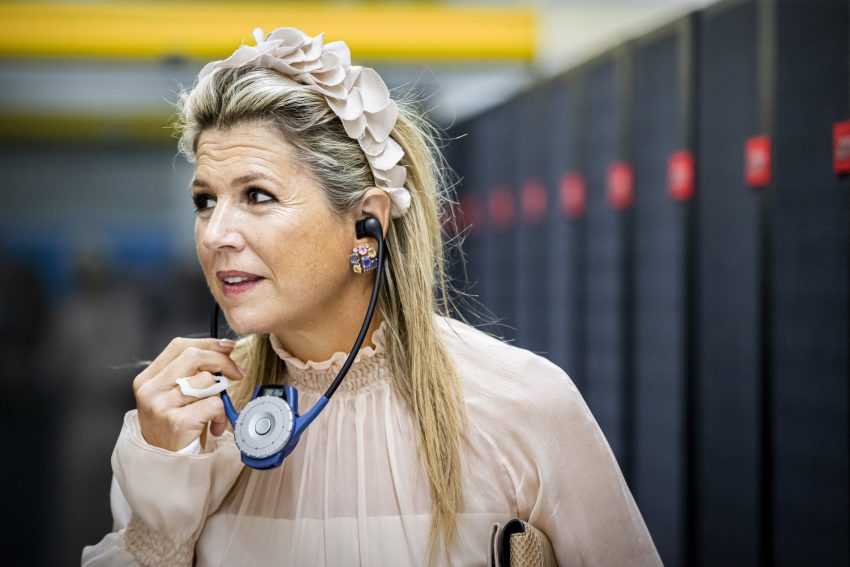 Koningin Maxima breuk Opent Supercomputer Snellius