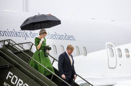 Koningspaar Op Staatsbezoek In Noorwegen, Dag 1