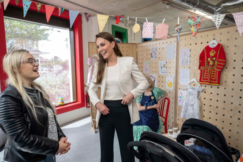 Duchess Of Cambridge Visiting Little Village