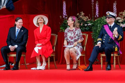 King Philippe And Queen Mathilde Of Belgium Attend National Day