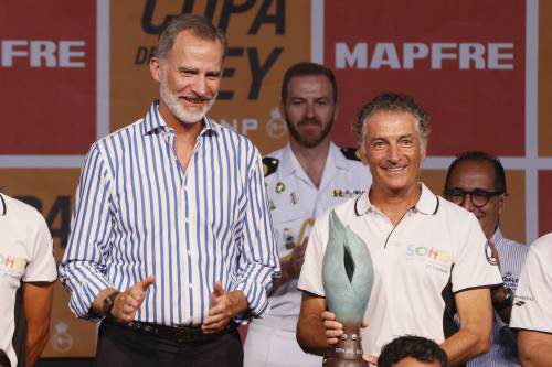 Spain's King Felipe Vi Competes In Mapfre King's Cup Sailing Event