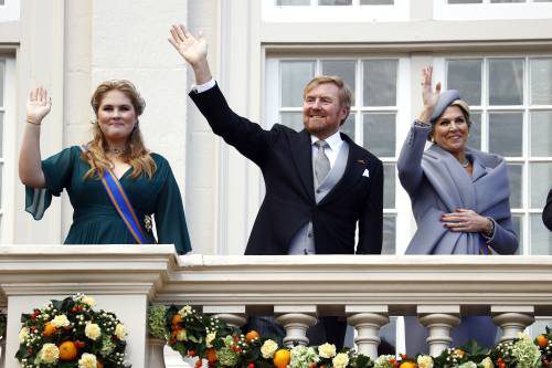 Prinsjesdag: Balkonscene Op Paleis Noordeinde