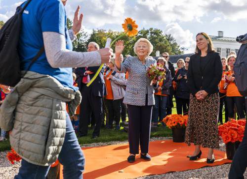 Spierfonds Beschermvrouwe Prinses Beatrix Bij Oranjepad